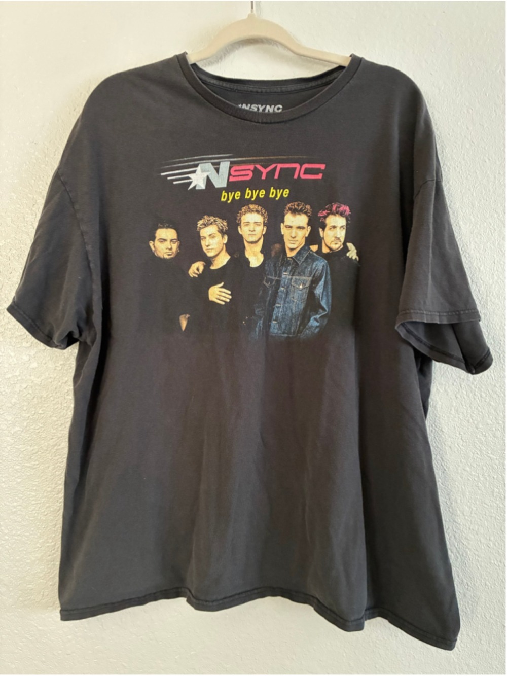 VINTAGE NSYNC Bye Bye Bye Graphic T-Shirt Black XL 2018